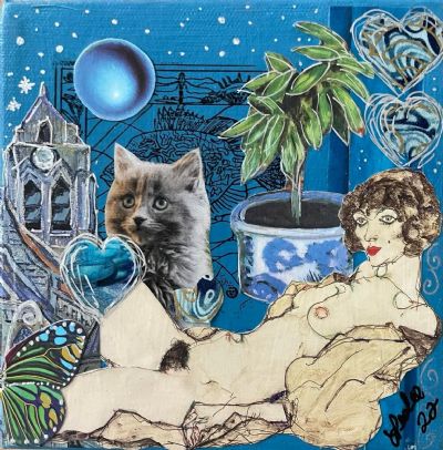 Kitties in the Moon Light