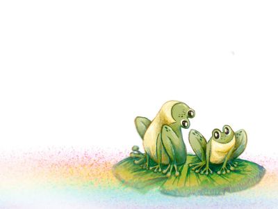 Frogs in love