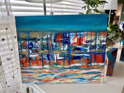 Reflection of NJ Shore Boardwalk