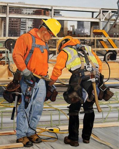 Tilikum Bridge Workers. 