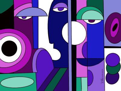 Let's Face It in cool colors