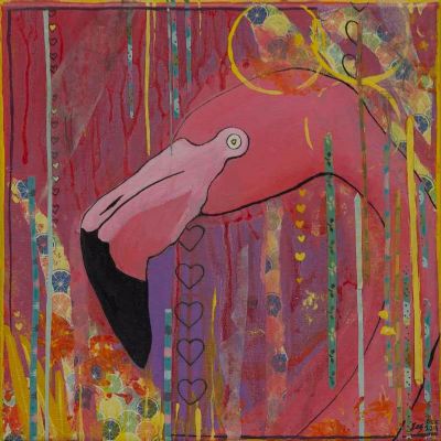 Flamingo in Pink