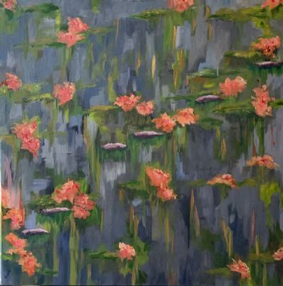 Stepping stones in the pond