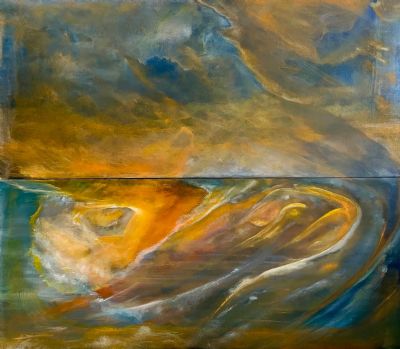 Abstract Landscape after light