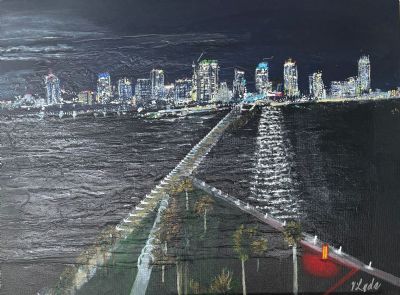 St Pete At Night From The Pier