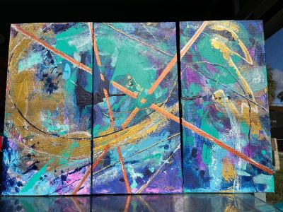 Favorite Colors Triptych 