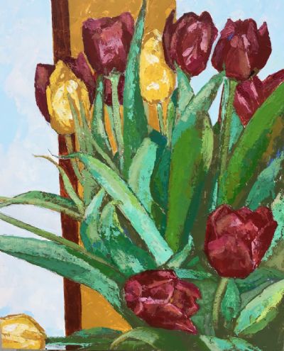 Red and Yellow Tulips 