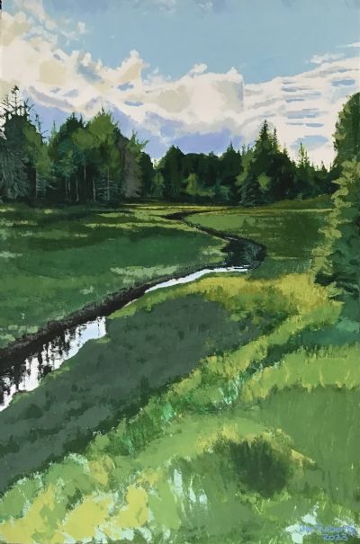 MILBRIDGE ESTUARY (Harmony in Green and Blue)