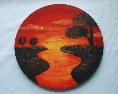 Sunset on the Savanna