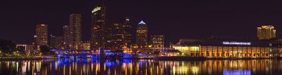 Tampa Night Skyline
