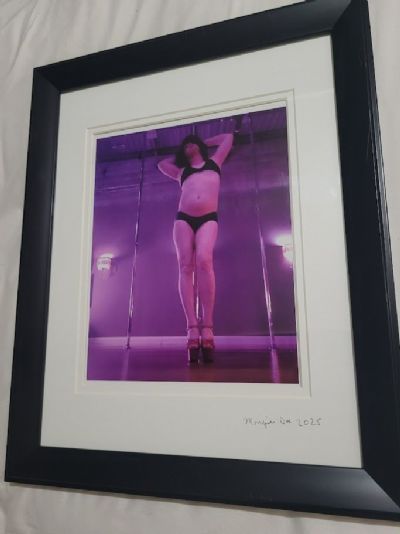 Self-portrait with pole