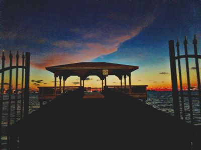Sunset at Magnolia Pier