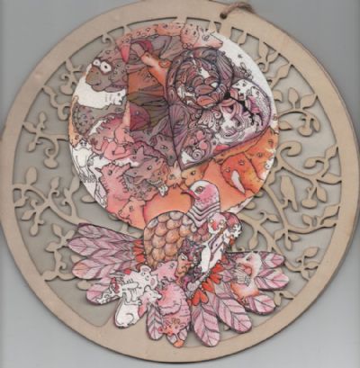 Tree of Life with Dove No. 2