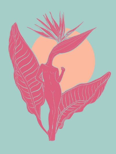 Bird of Paradise Botanical Lady