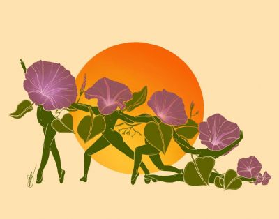 September Birth Flower Morning Glory