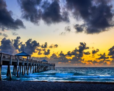Sunrise Juno Beach Pier 2